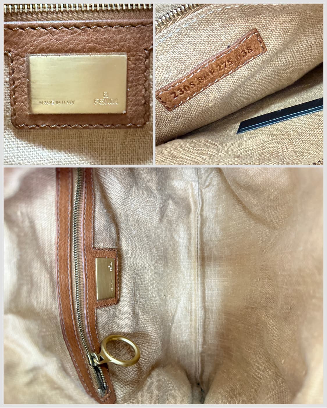 펜디 레더 호보백 상품이미지8