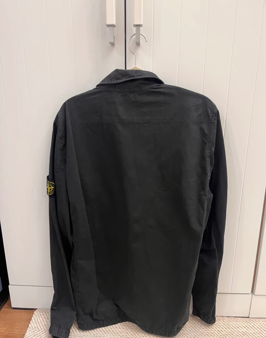 스톤아일랜드 113WN 올드이펙트 오버셔츠 블랙 (21FW) 상품이미지2