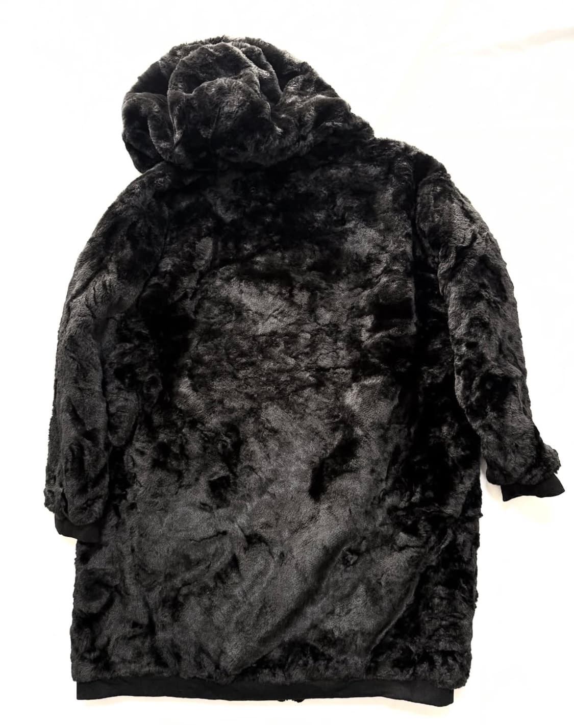 후디드 퍼 코트 상품이미지2