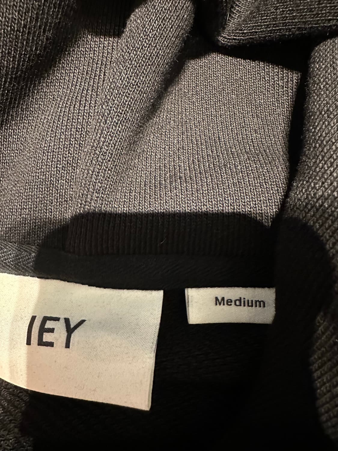 IEY 이에이 BUTTERFLY OVER HOODIE Black m 상품이미지3