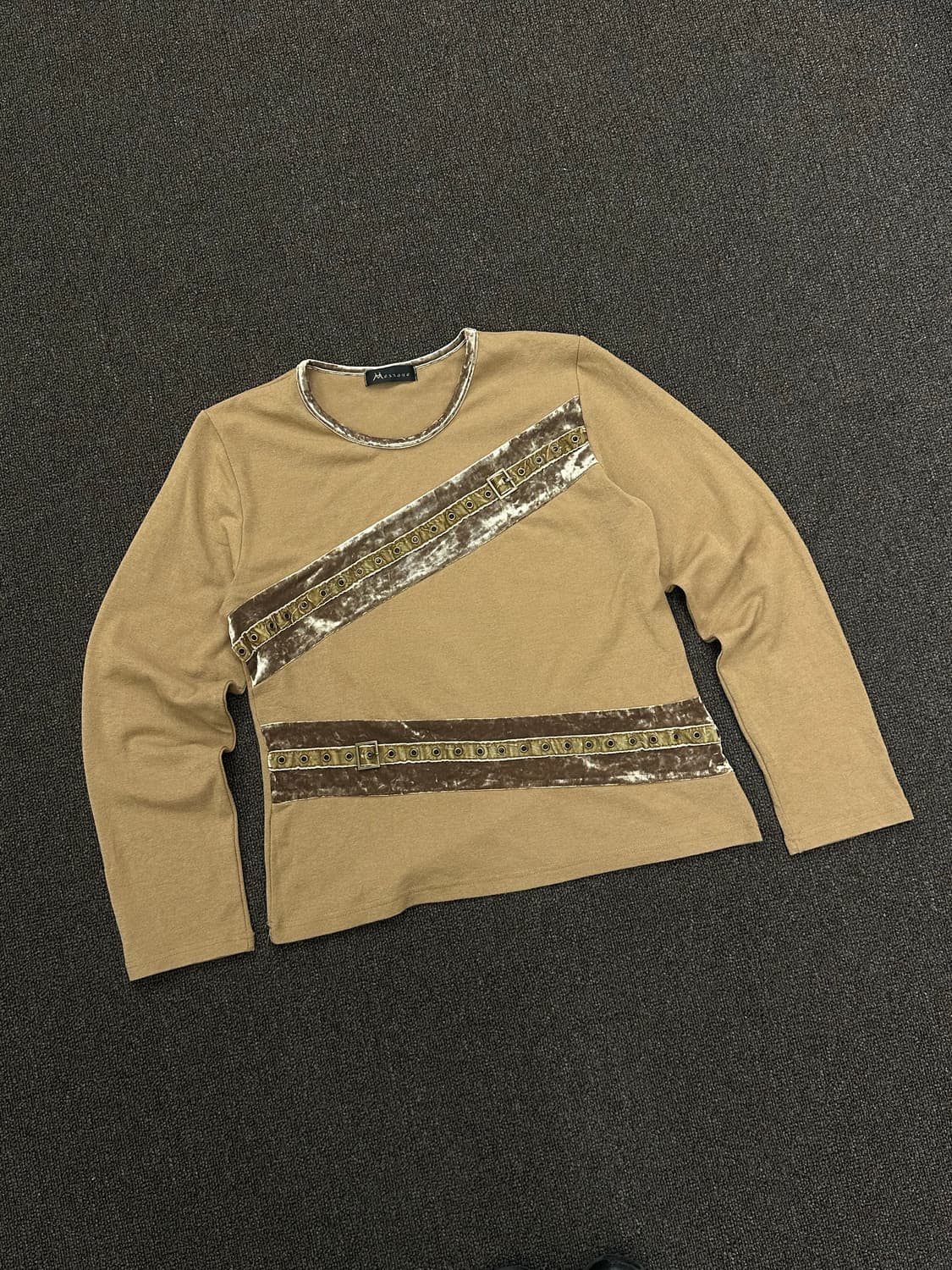 L)Japanese vintage 여성 그런지 디테일 롱슬리브 상품이미지1