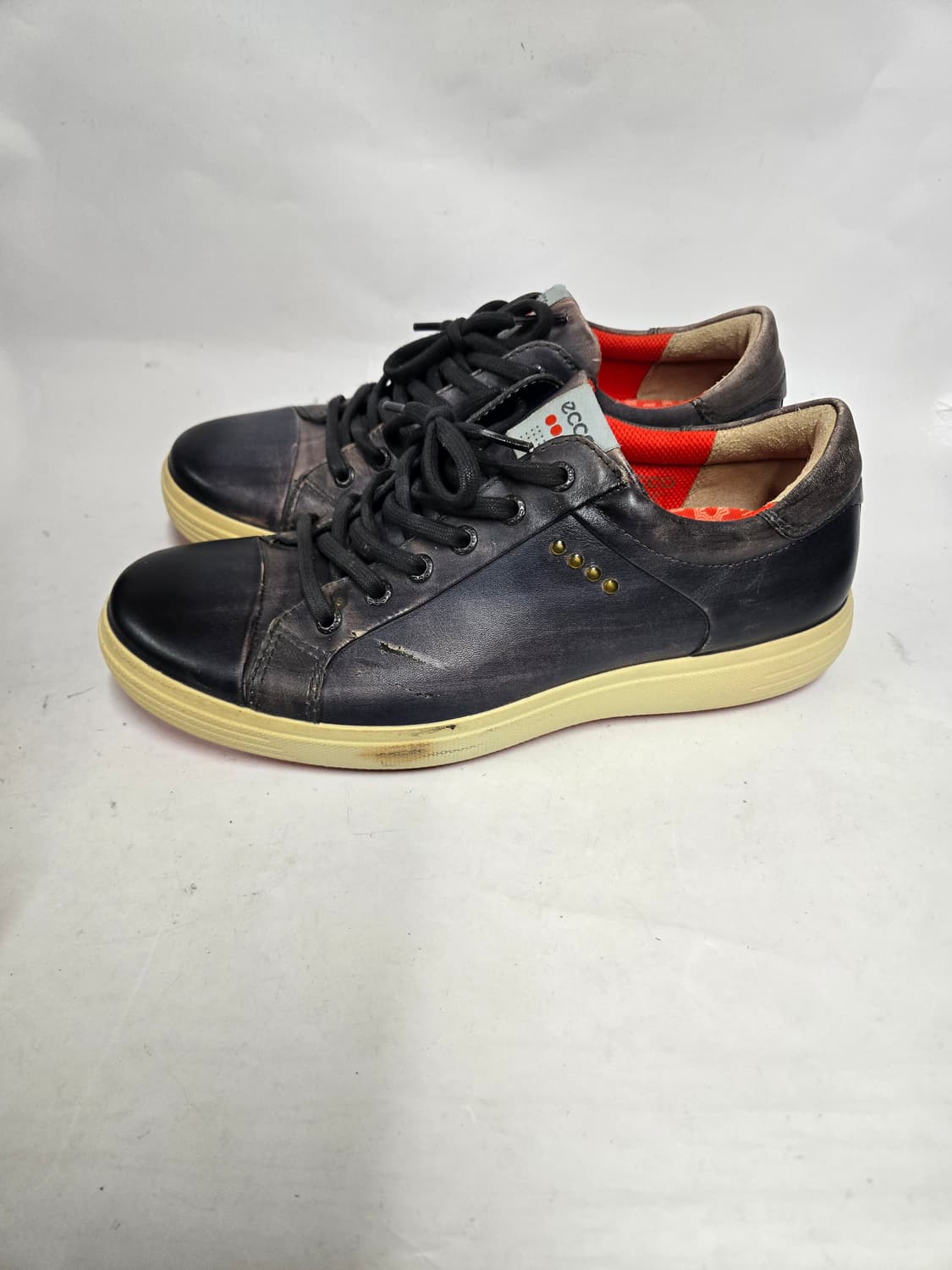 ECCO 남성 골프 가죽 스니커즈 40 상품이미지3