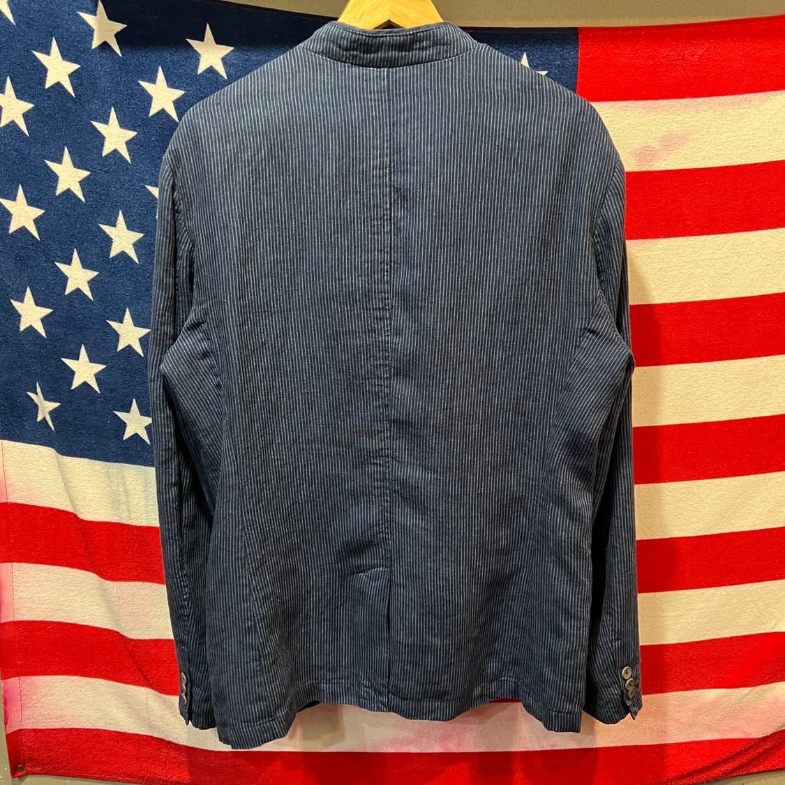 자라 차이나 카라 린넨자켓 상품이미지2