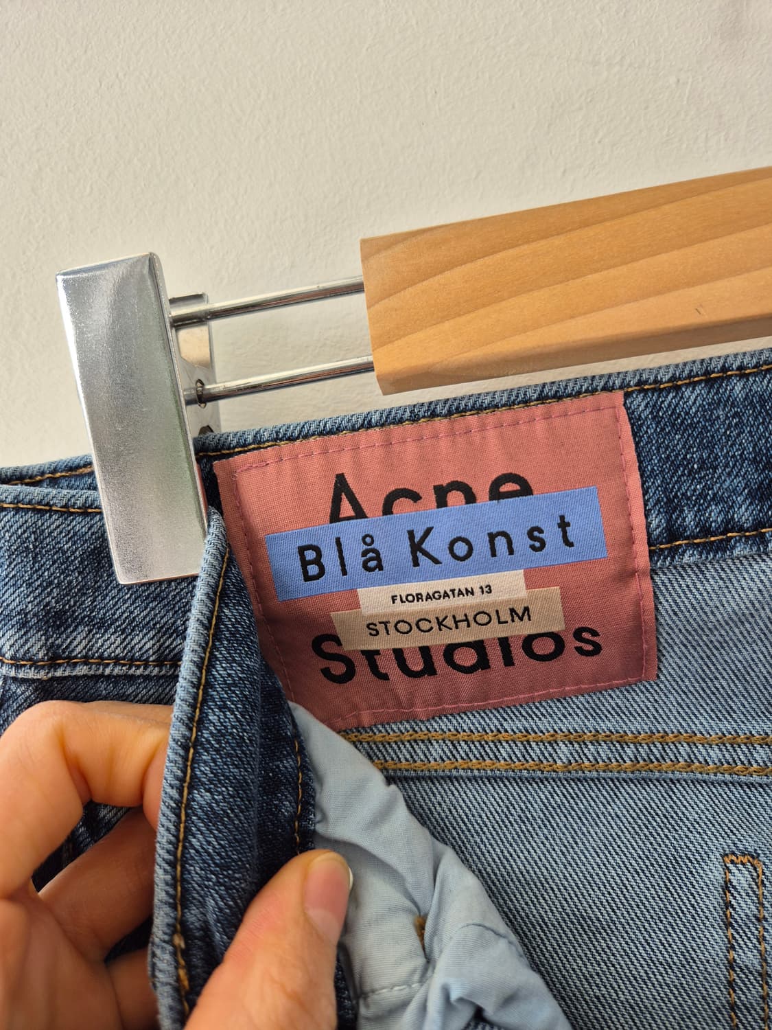 Acne Studios 일자핏 크롭 청바지 S 상품이미지3