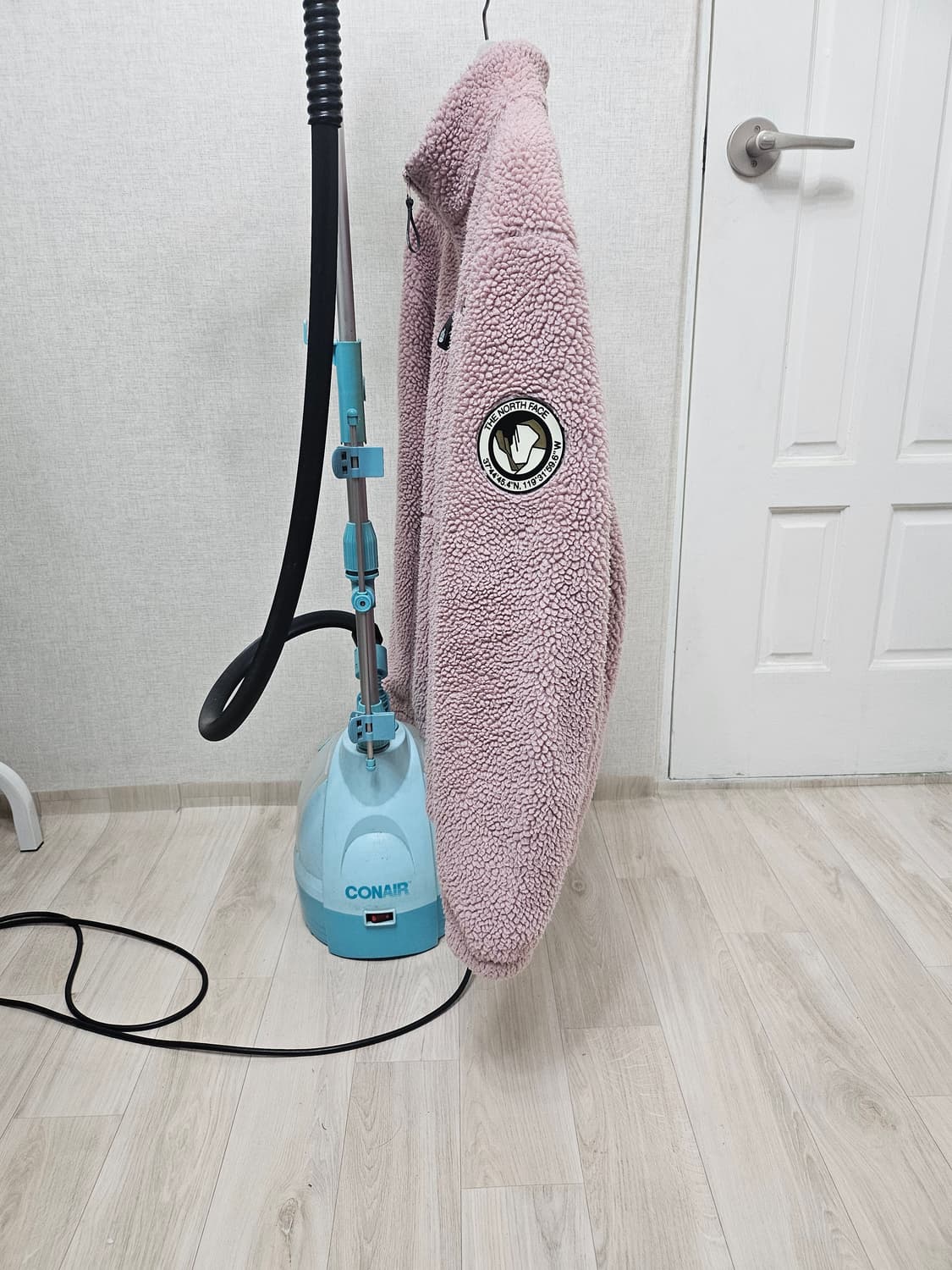 (100)L ♡딸기우유♡ 노스페이스 [핑크] 쉐르파 후리스점퍼 상품이미지4