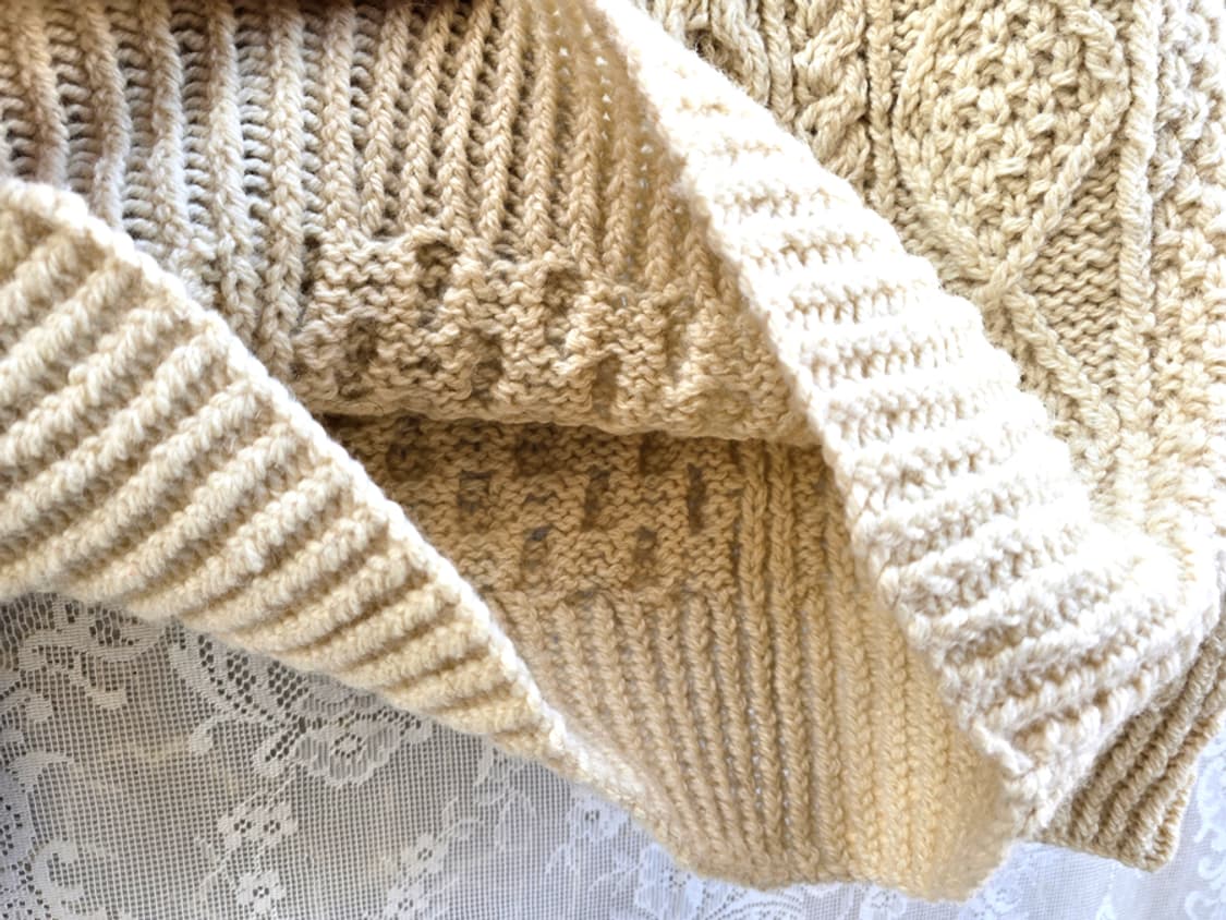 80-90s 아일랜드 피셔맨 니트 상품이미지6