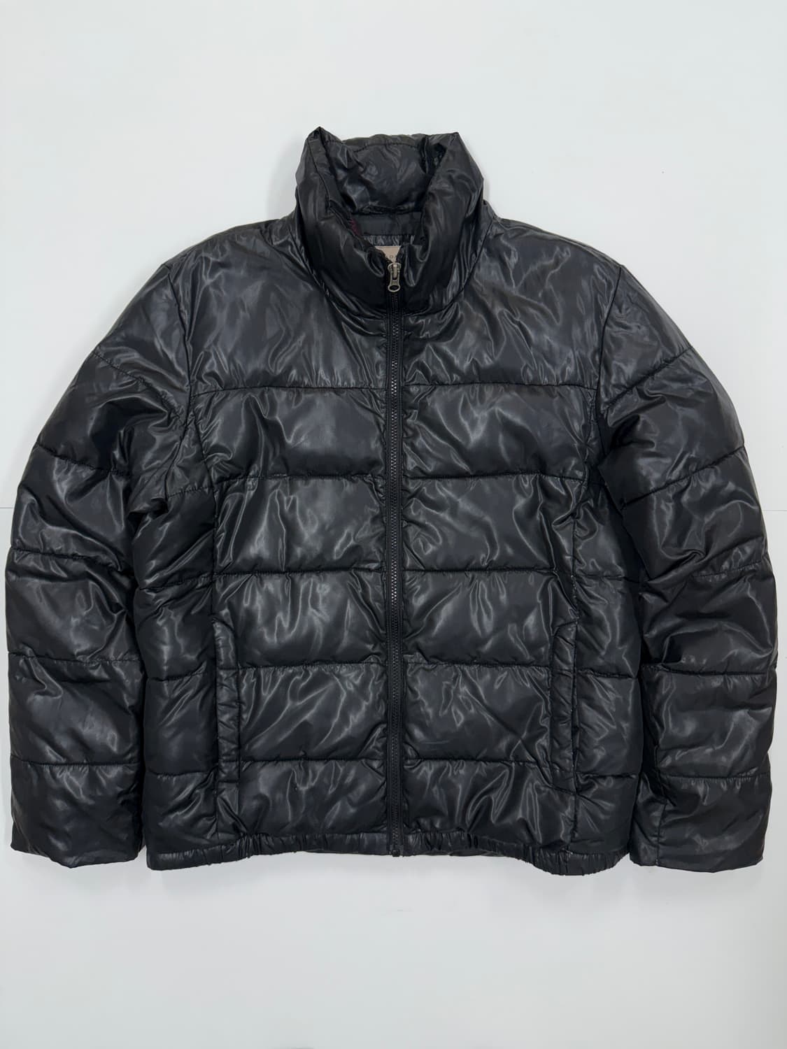 지오다노 블랙 유광패딩 상품이미지1