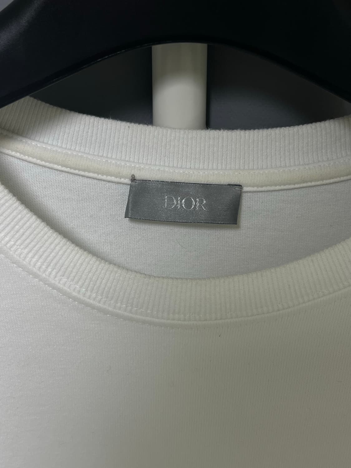 [정품] XL 디올 CD 로고 반팔티 화이트 상품이미지3