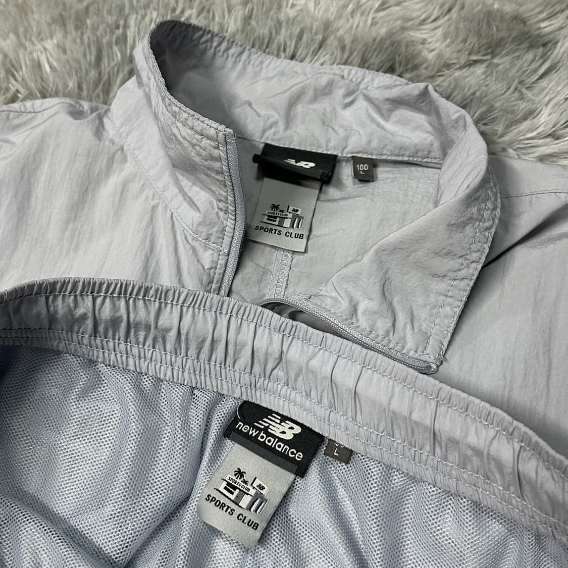 뉴발란스 반팔 우븐 세트 L 상품이미지5