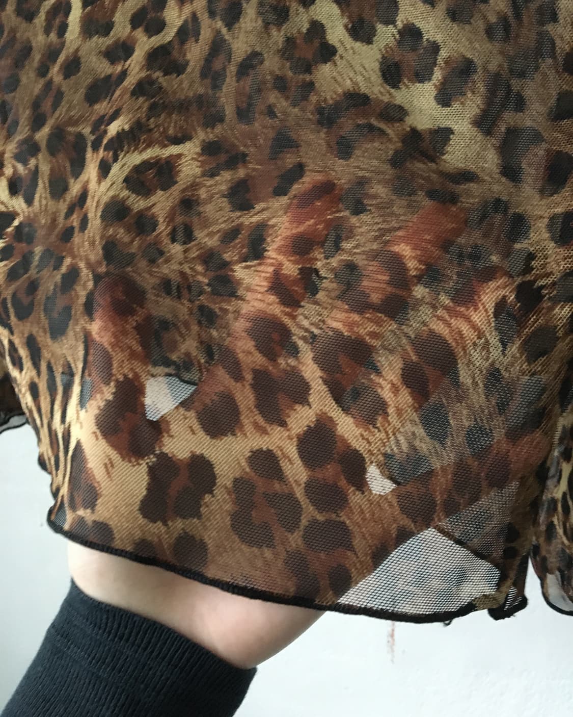 Leopard pattern top 상품이미지2