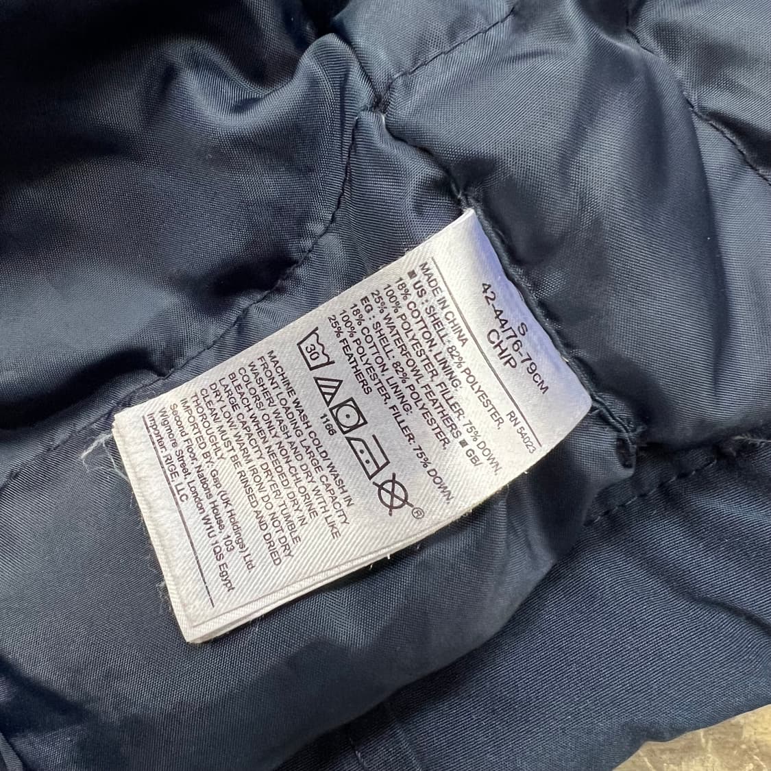 S) GAP 갭 N3B 덕다운패딩 자켓 점퍼 상품이미지6