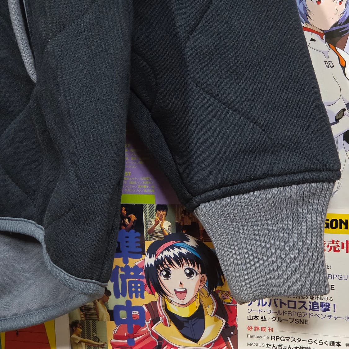 디키즈 JPN 네이비 누빔 코튼 집업 상품이미지5