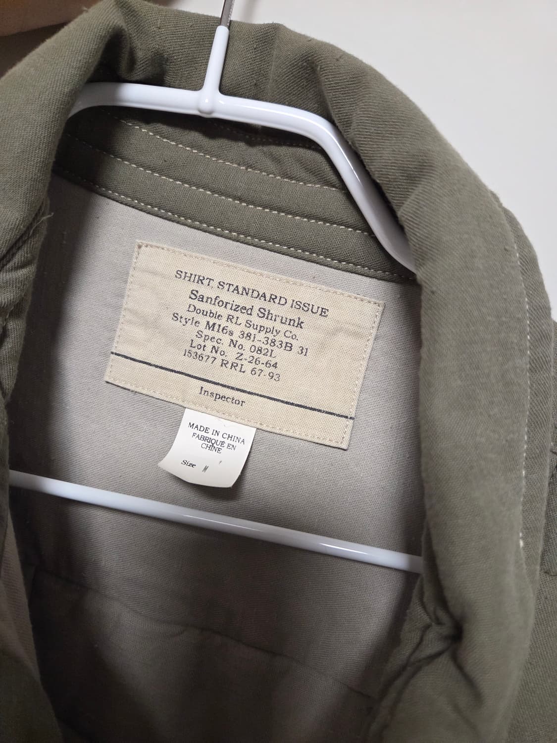 더블알엘 퀼팅 셔츠 자켓 RRL QUILTED SHIRT JACKET 상품이미지3