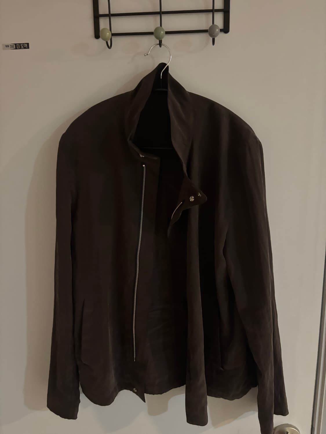 해칭룸 하이넥 셔켓 버건디 3 상품이미지3