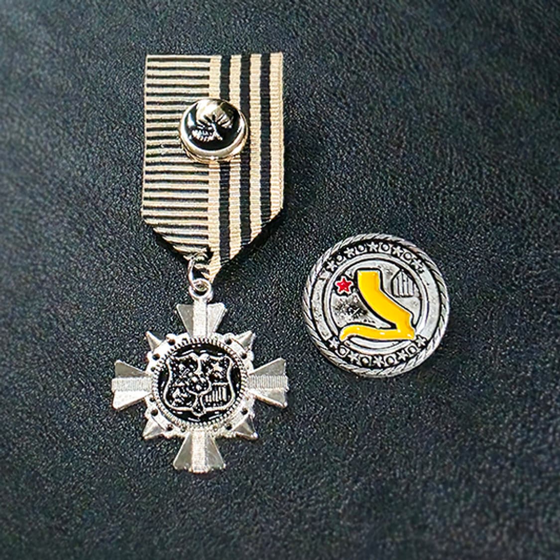 Herald 브로치 남자 여자 엔틱 빈티지 명품 훈장 메달 제복 상품이미지1