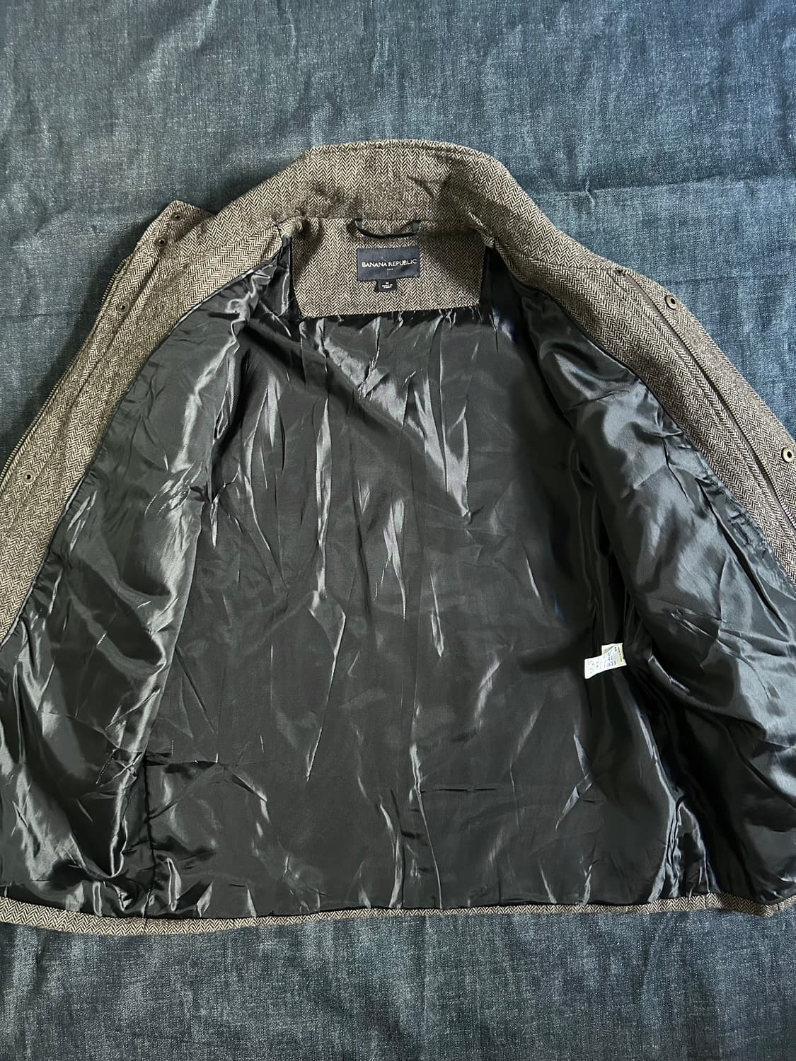 바나나리퍼블릭 헤링본 울 CPO 자켓 상품이미지7