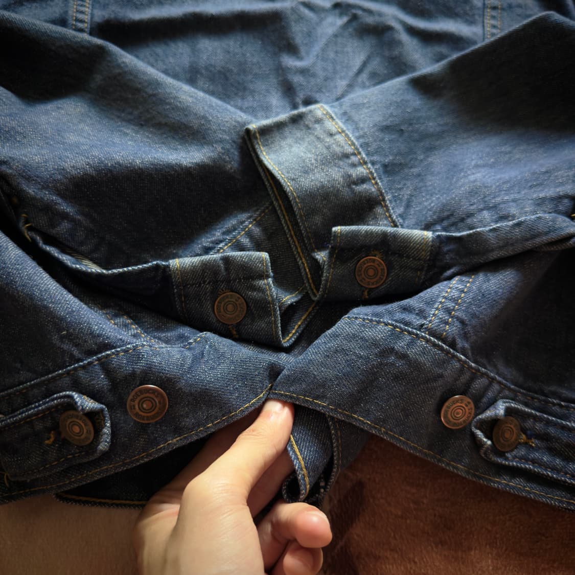 70s Sears Roebucks Selvedge Denim Jacket 상품이미지7