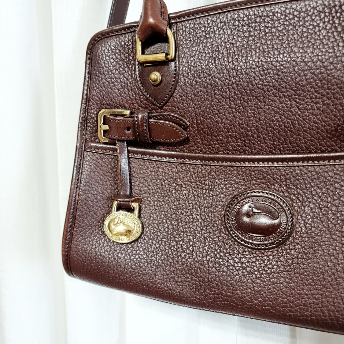 두니앤버크 소가죽 숄더백 토트백 핸드백 가방 >> 상태굿 상품이미지3