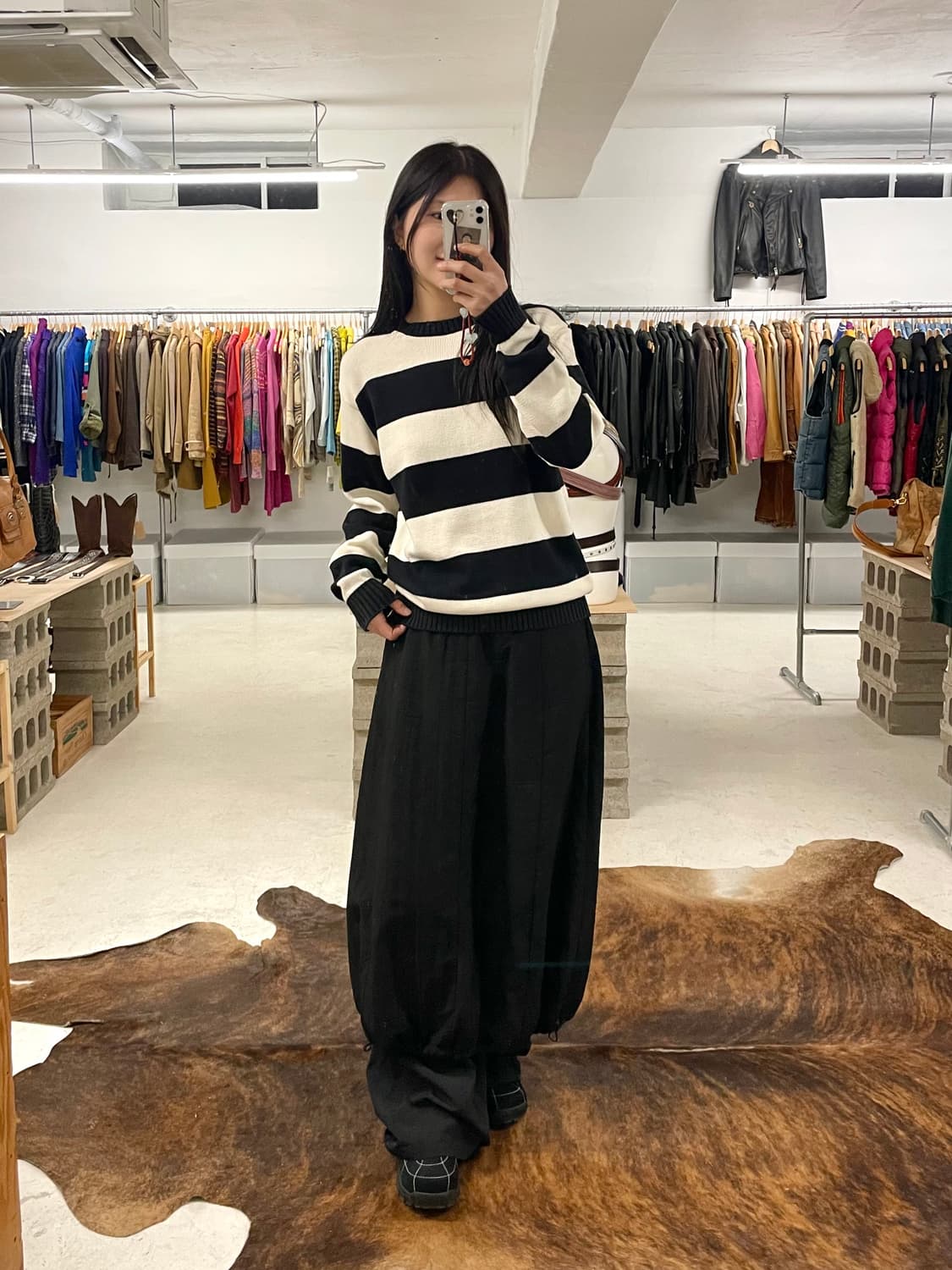 BEAMS stripe knit 빔즈 보더 스트라이프 니트 상품이미지8