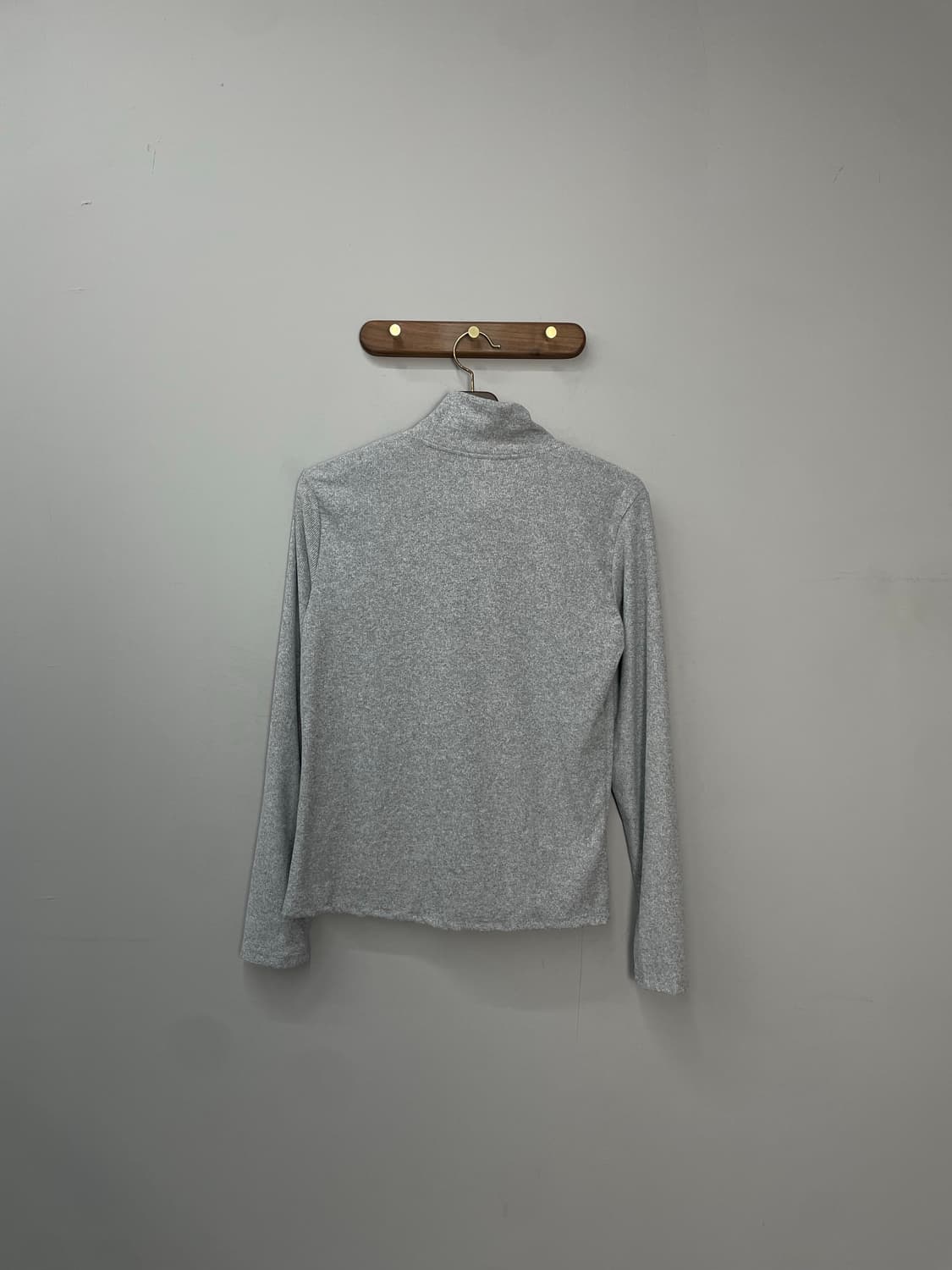 빈티지 레터링 집업 긴팔 티셔츠 H1256 상품이미지4