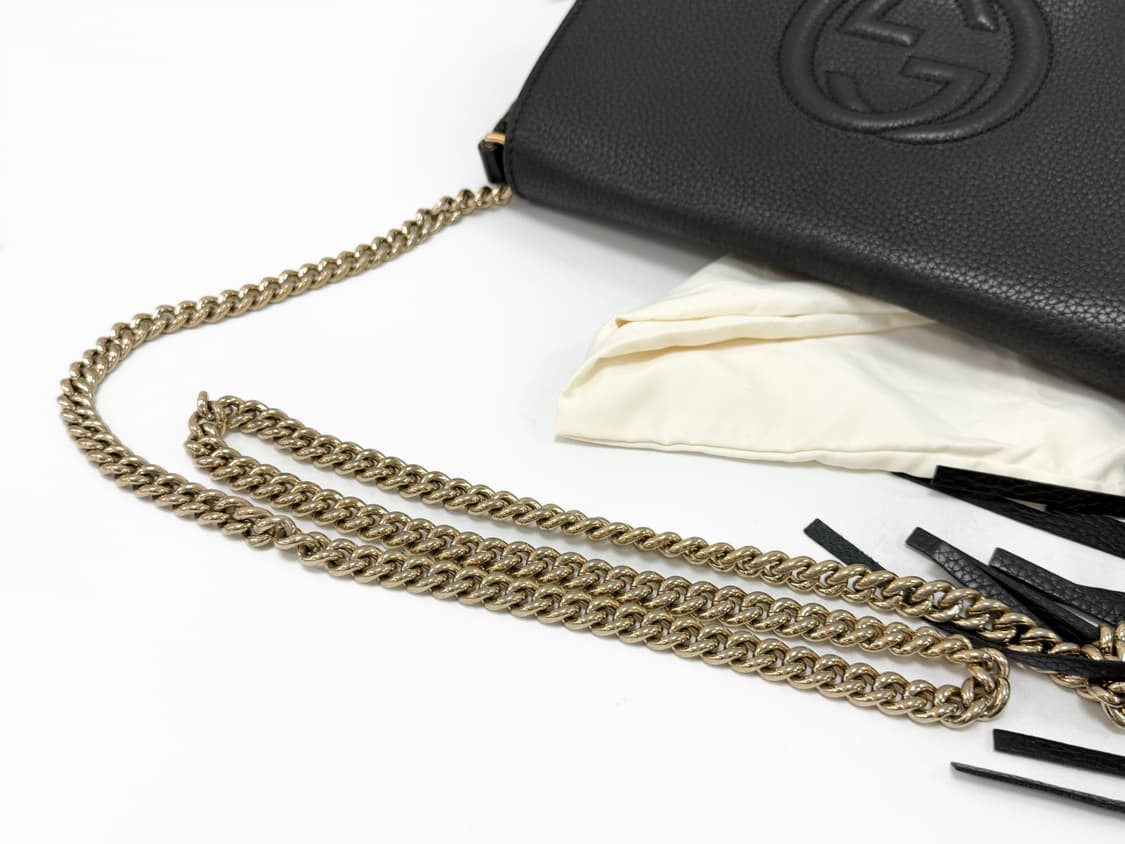 구찌 소호 테슬 레더 체인 크로스백 상품이미지5