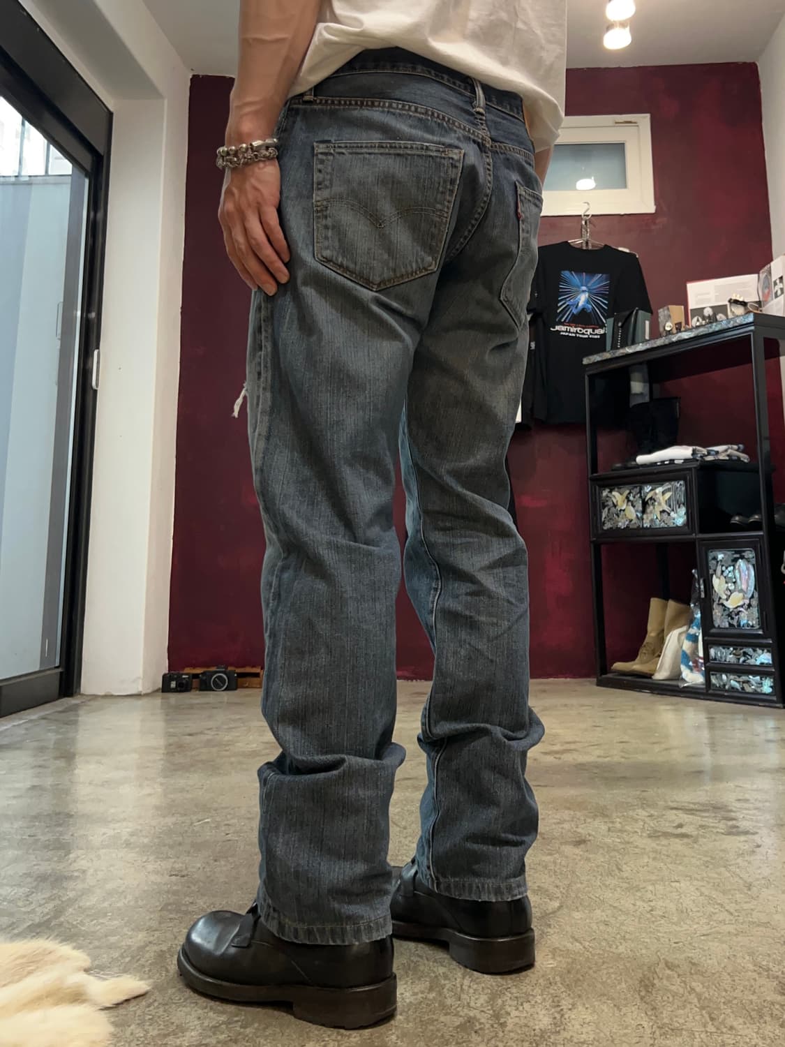 Levis (리바이스) 501 스트레이트 데님 팬츠 상품이미지3