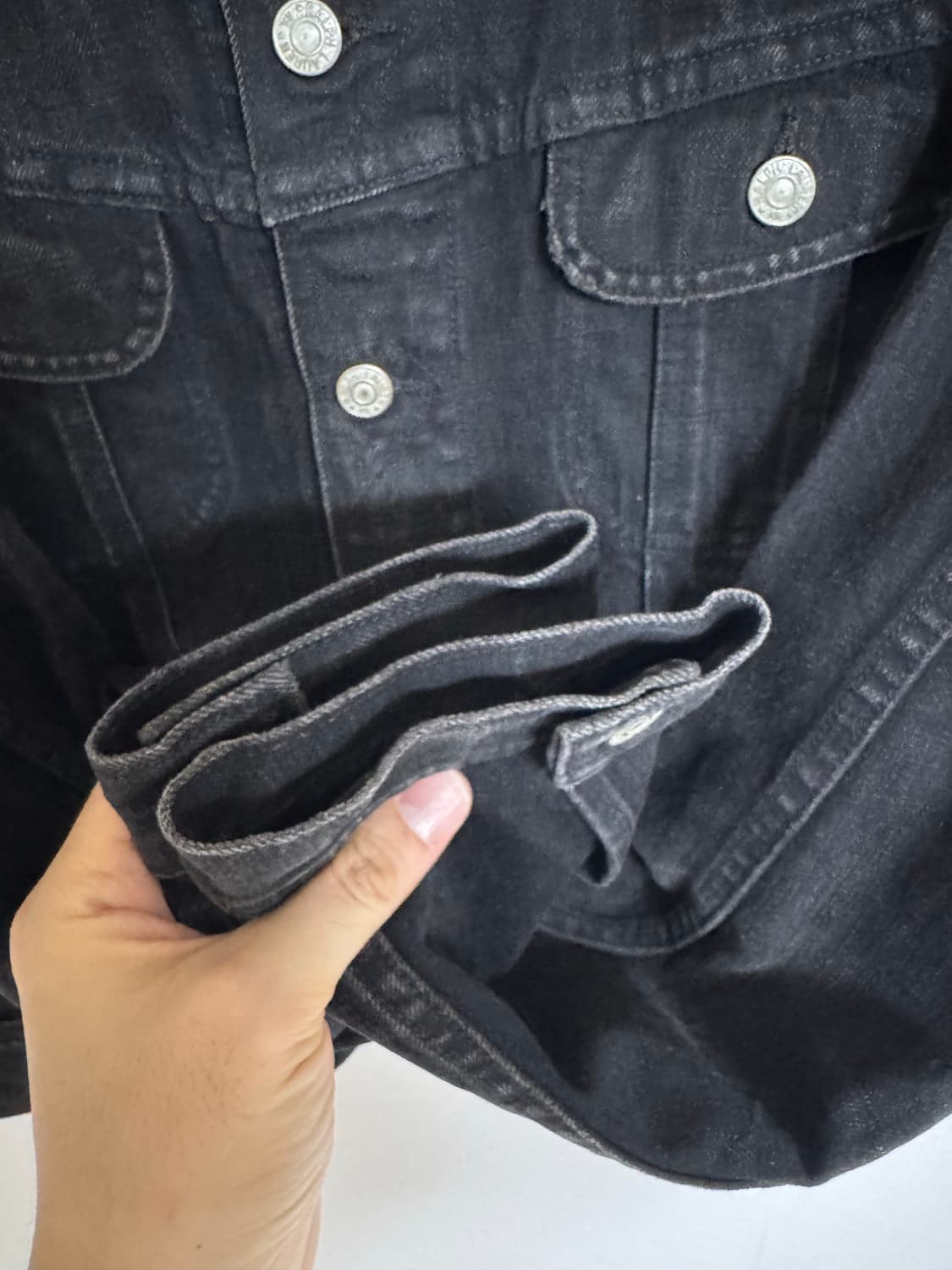 XL 더블알엘 lot271 데님 자켓 블랙 USA메이드 상품이미지5