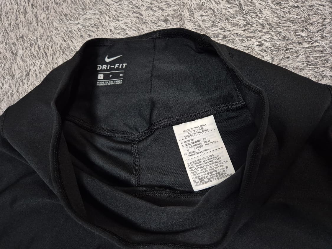 나이키 드라이핏 여성 블랙 레깅스 S(70) 상품이미지7