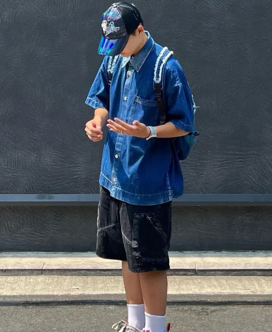 논플로어 썸머 선페이드 셔츠 L 상품이미지2