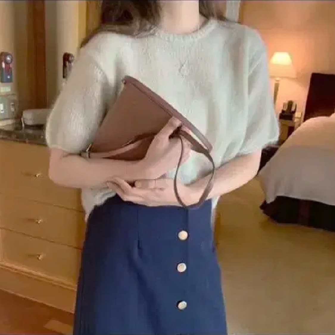 메이비베이비(MAYBEBABY) 디어리스트 오로라 모헤어니트 프리사이즈  상품이미지1