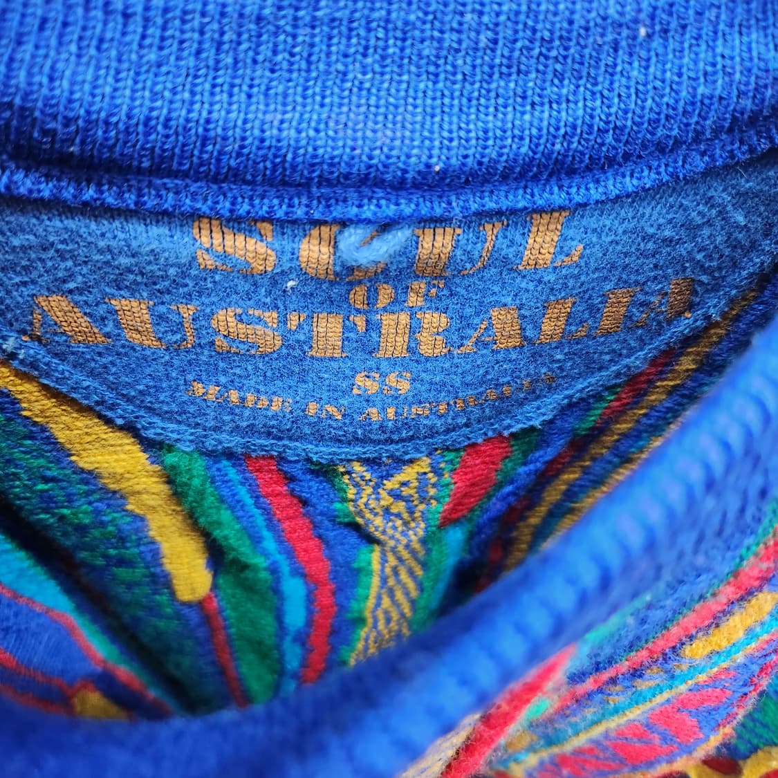 오스트레일리아 퓨어울 쿠지맛 빈티지 니트 S(M~L) 상품이미지5