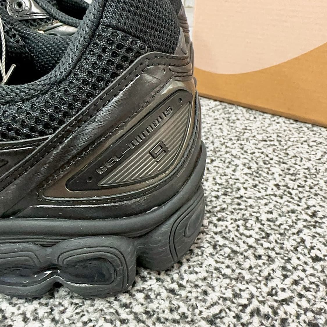 아식스 남성 블랙 젤 님버스9 상품이미지6