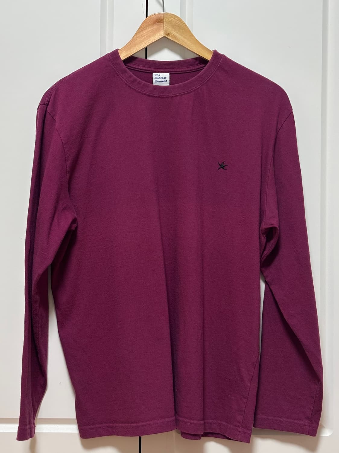 더콜디스트모먼트 mini logo long sleeve M 상품이미지1