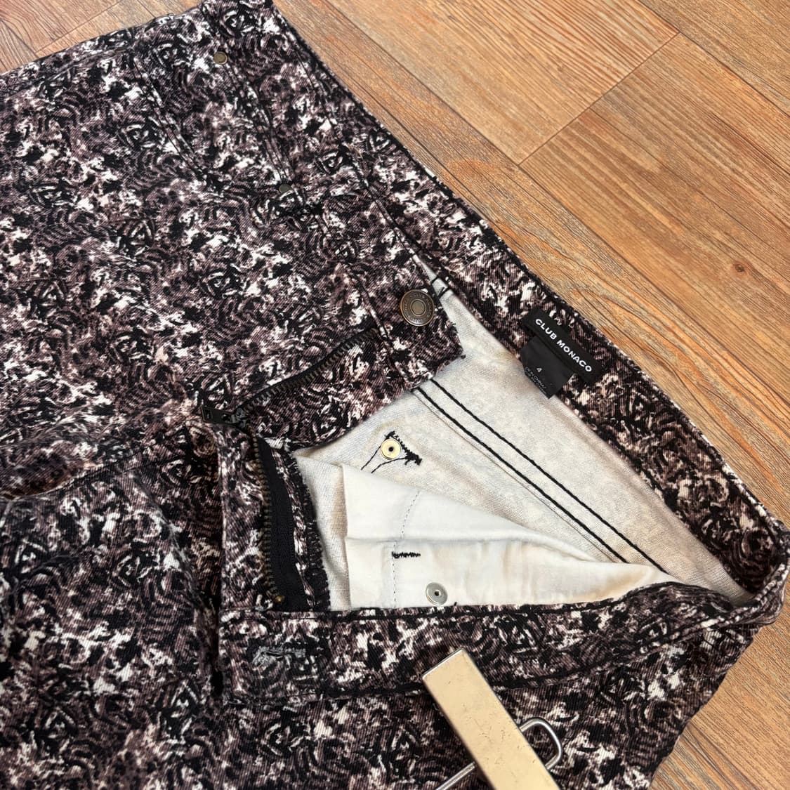 클럽모나코 슬림 스키니 패턴 27 실루엣 패턴 명품 상품이미지4