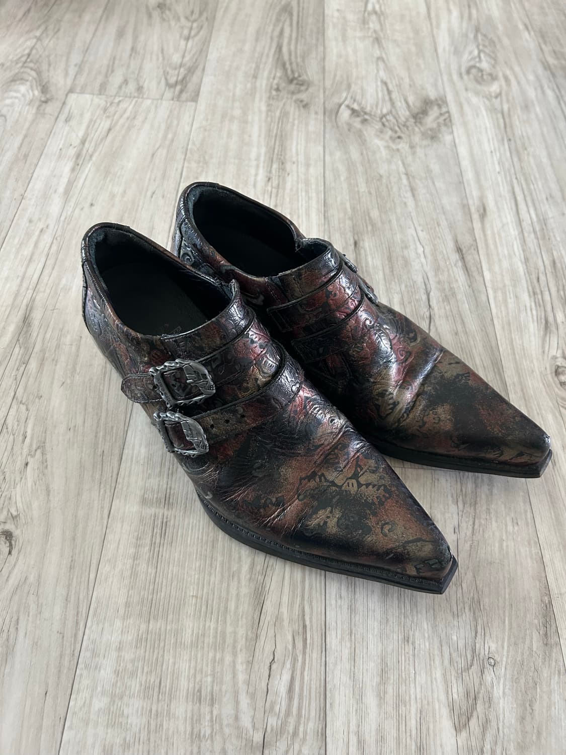 New rock 메탈릭 구두 상품이미지2