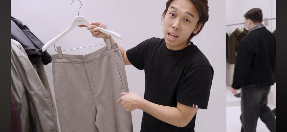 아모멘토 울 밴딩 조거 팬츠 상품이미지1