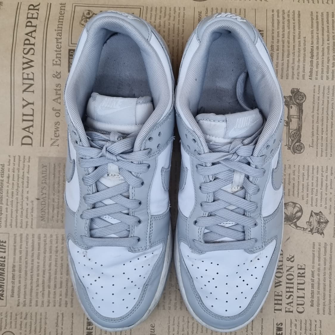 나이키 덩크 로우 그레이 운동화 270 상품이미지2