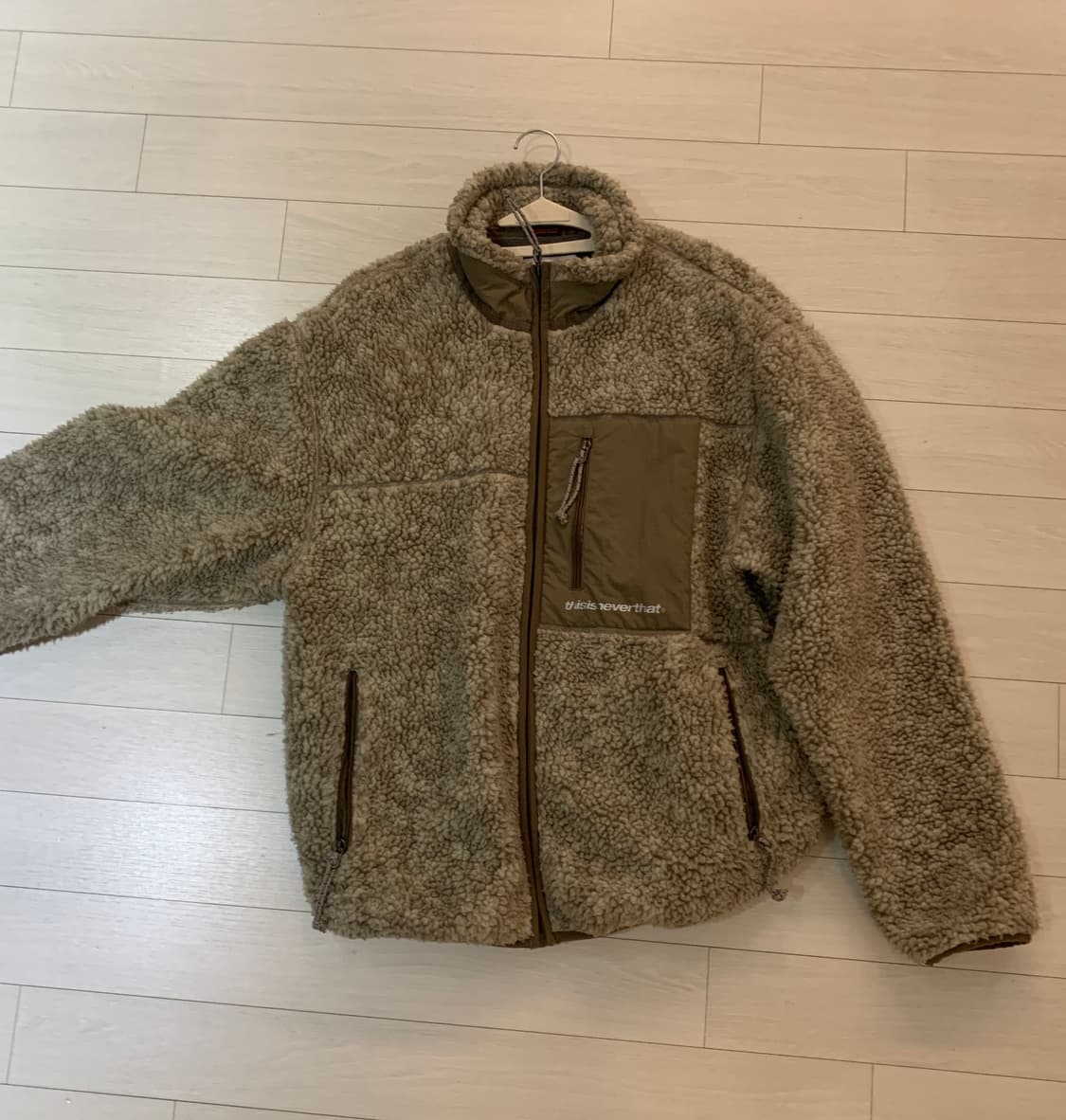 디스이즈네버댓 쉐르파 후리스 Stone Beige 상품이미지1