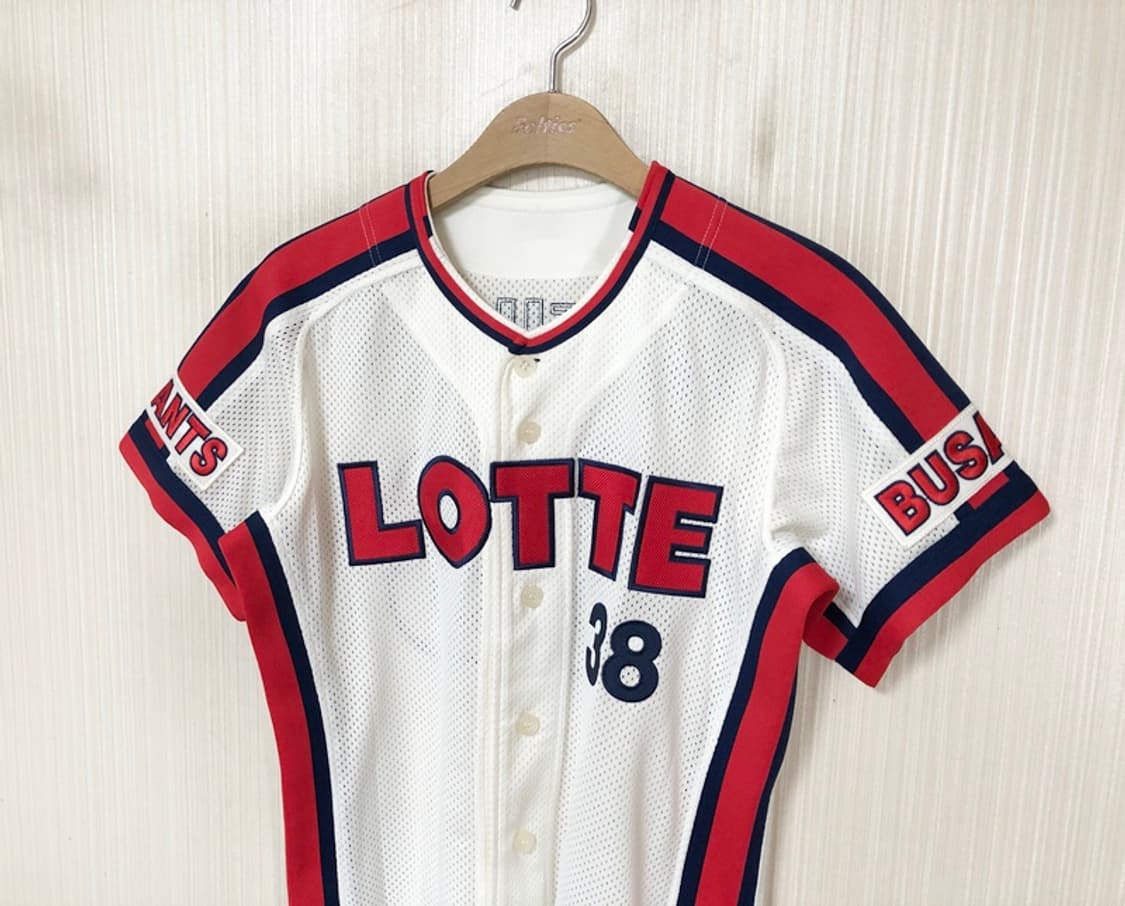 KBO 카멜레온어센틱 롯데자이언츠 챔피언 홈유니폼 85 #38 정대현 상품이미지5