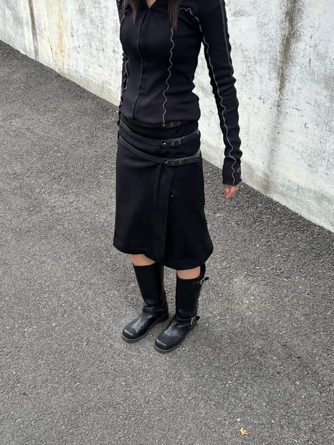 마이클코어스 벨티드 스커트 상품이미지4