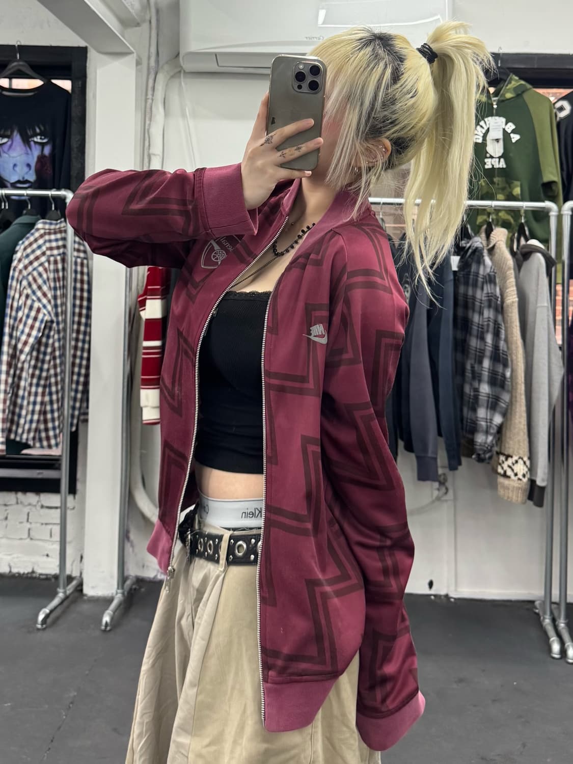 나이키 아스날 버건디 져지 상품이미지1