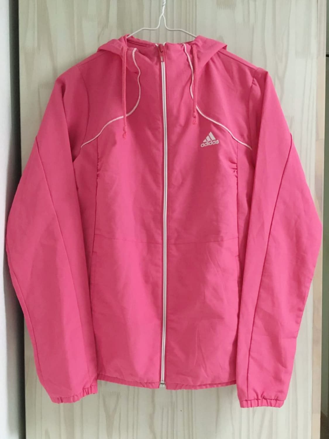 빈티지 아디다스 핫핑크 바람막이 후드집업 y2k 핀터깔 상품이미지2