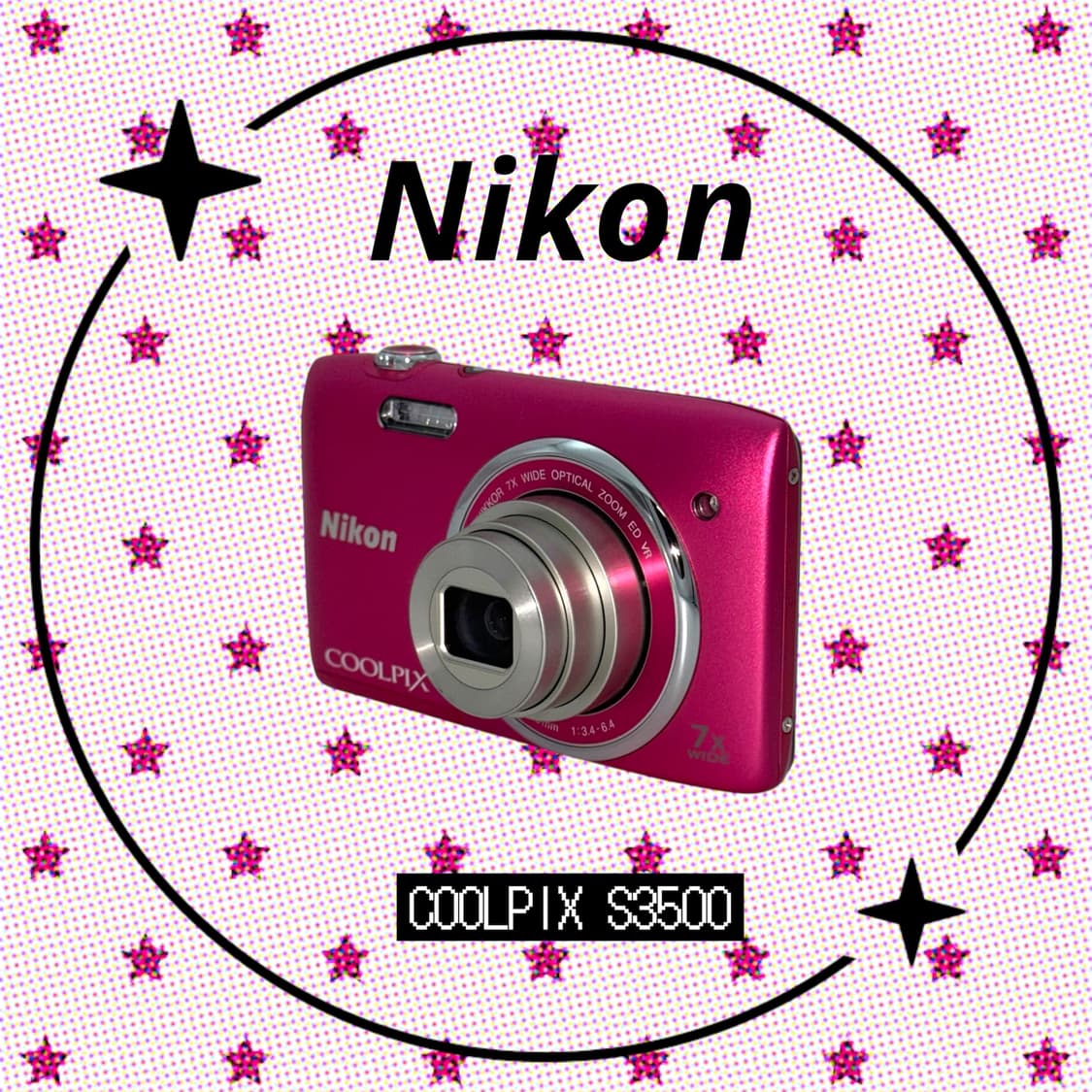 (핑크🎀) 니콘 쿨픽스 Nikon COOLPIX S3500 상품이미지1