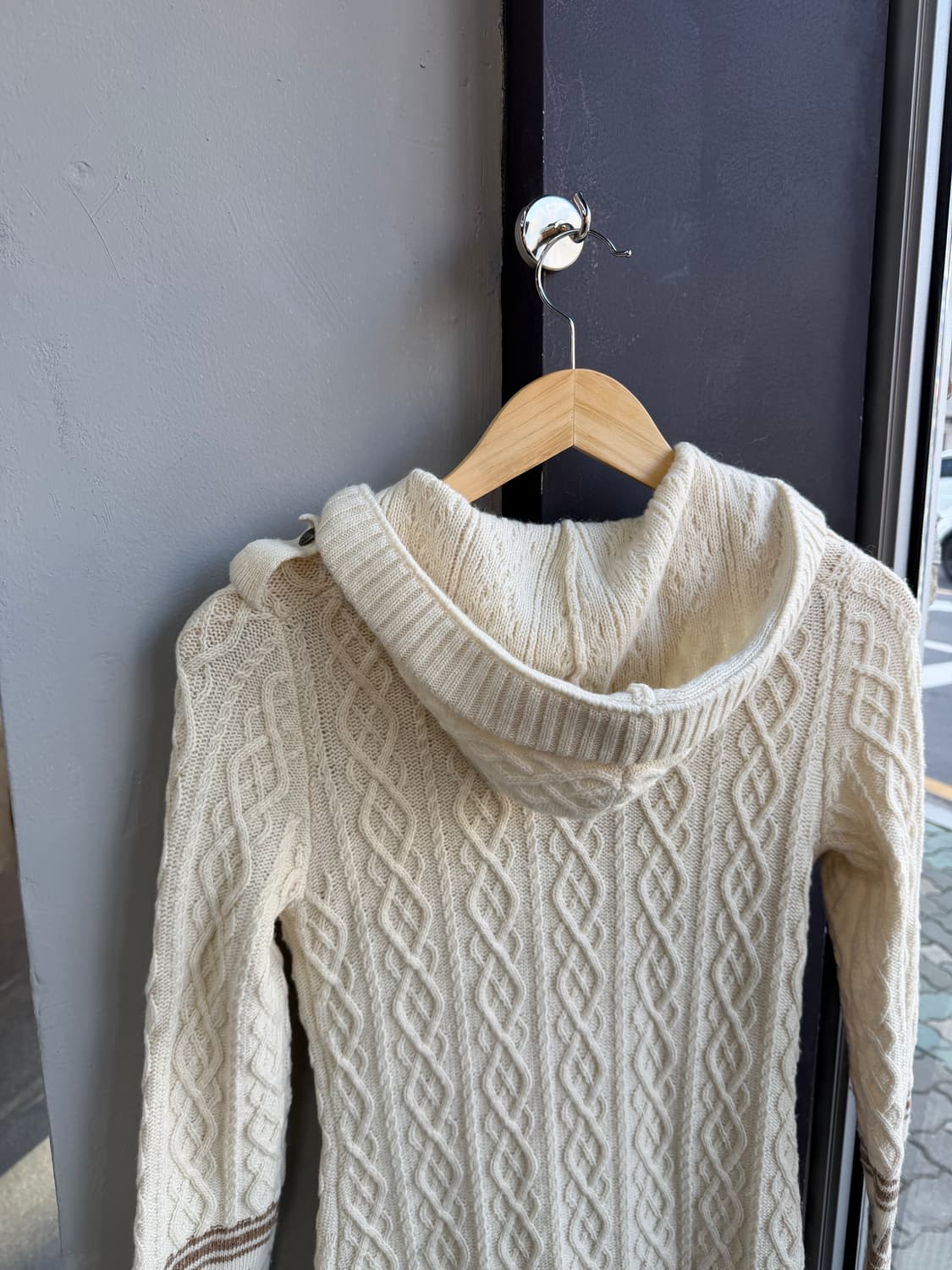 .38/ 버버리 블루라벨 노르딕 후디 니팅 원피스 상품이미지6