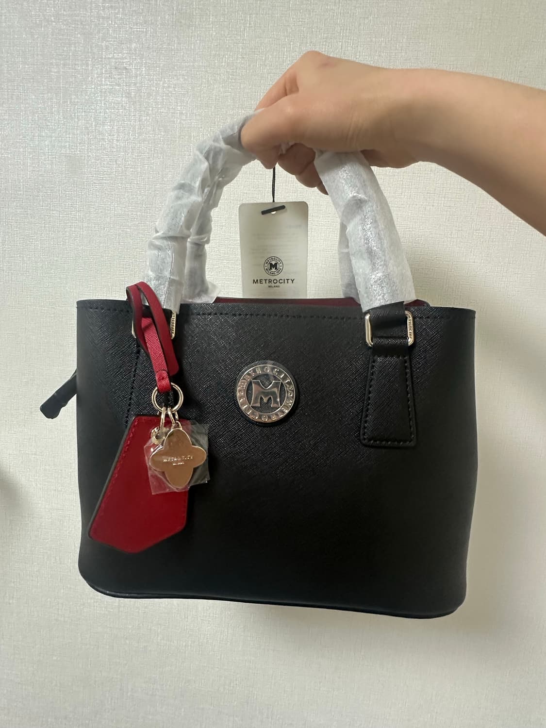 메트로시티 숄더 겸용 토트백 미사용 새상품 상품이미지1