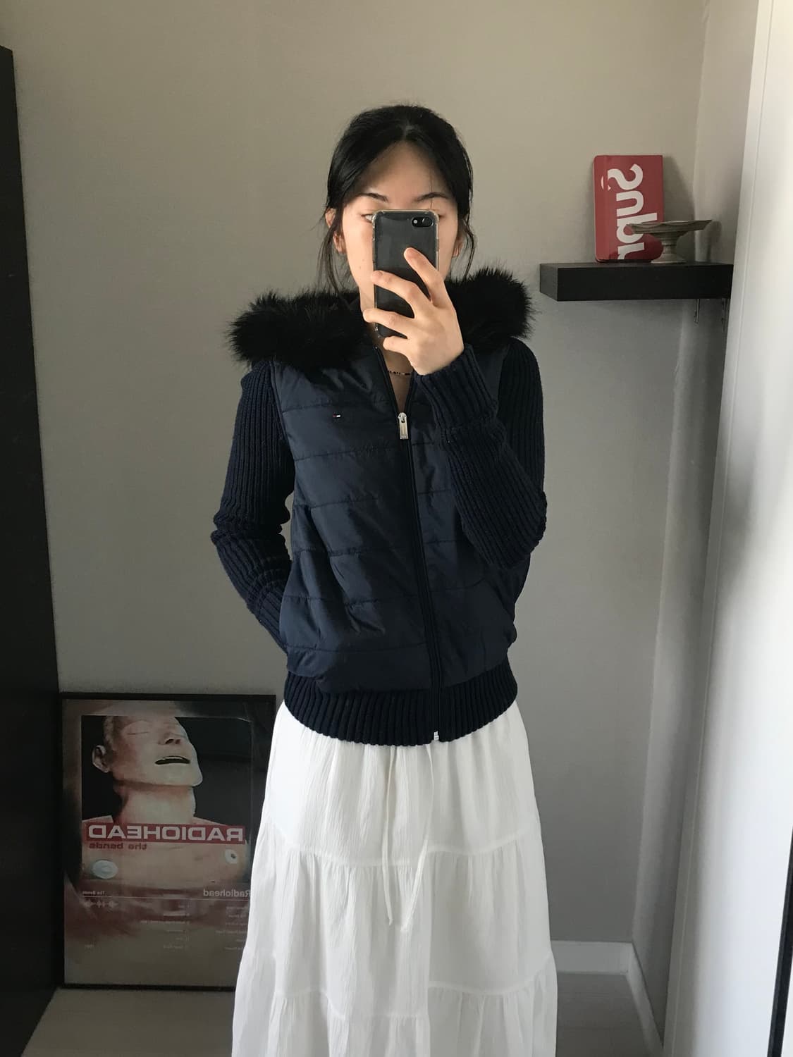 타미힐피거 로고 울프죠 니트 패딩 자켓 상품이미지3