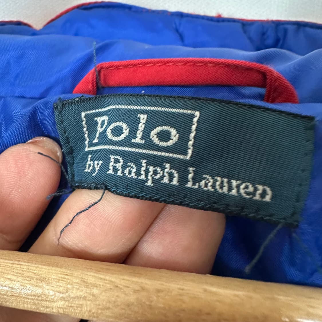   폴로랄프로렌 여자 후드 패딩 오리털 레드 (실측96) 상품이미지7