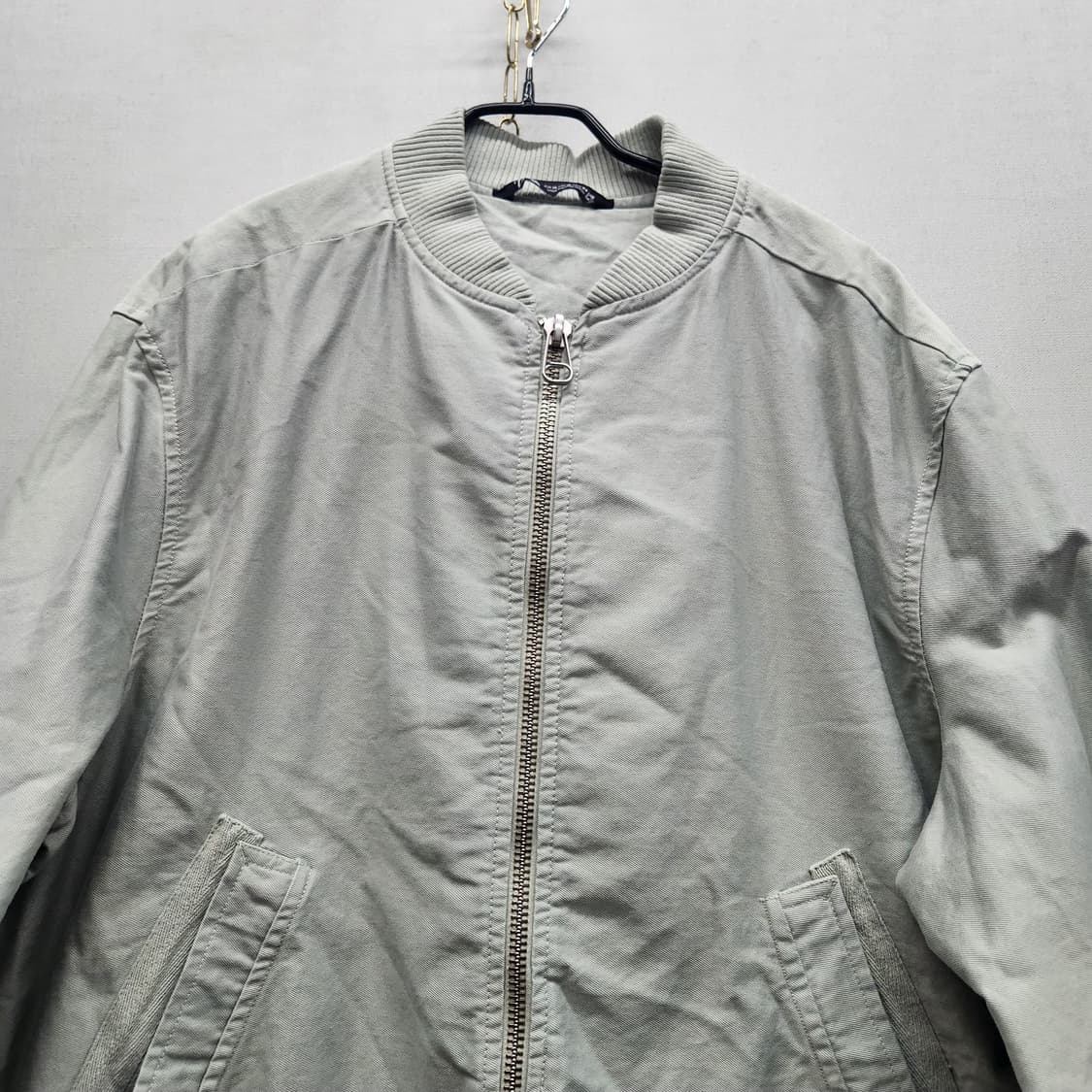 자라 ZARA 코튼 보머 항공자켓 XL(2XL) 상품이미지2
