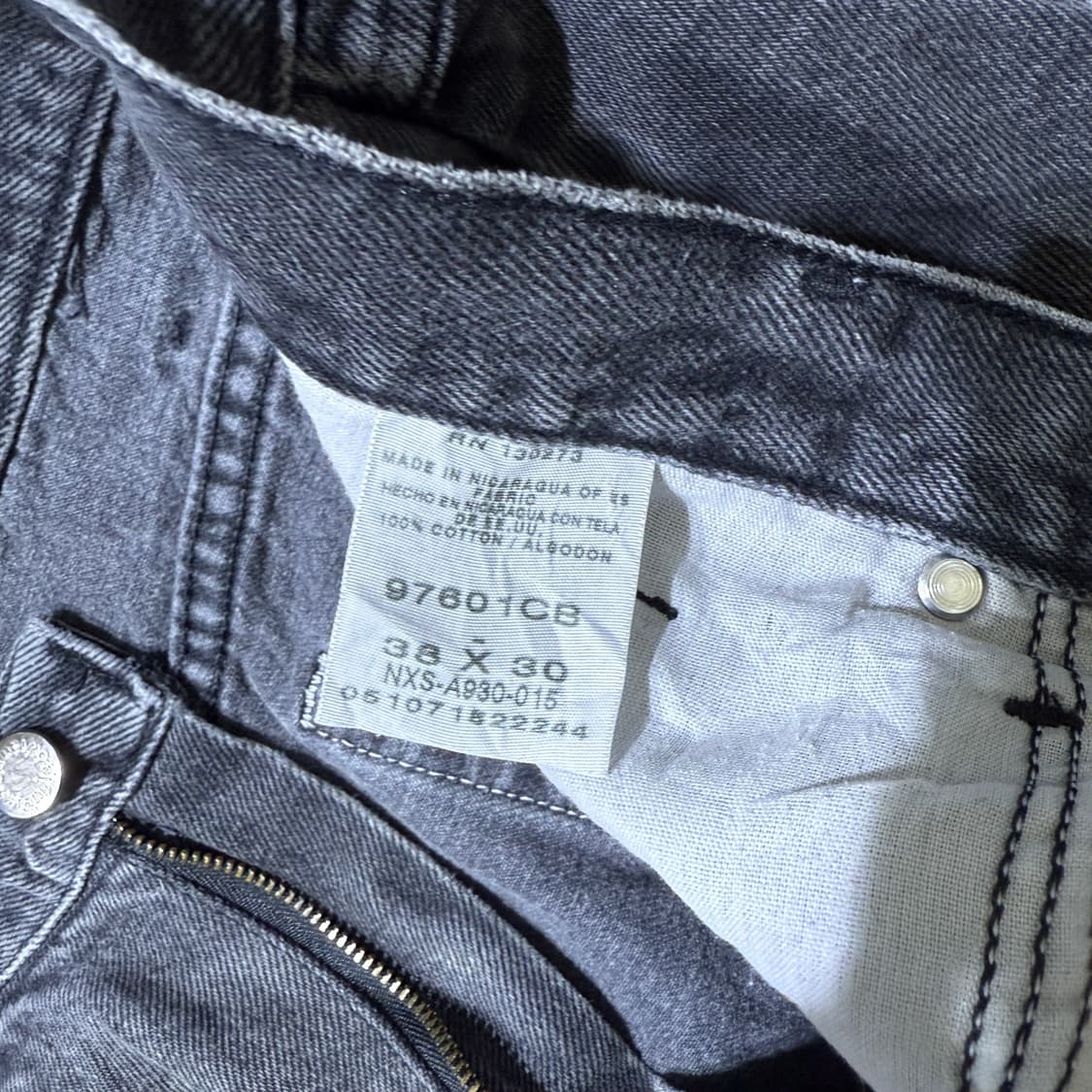 빈티지 Wrangler 블랙 진(31 / kold_7845) 상품이미지4