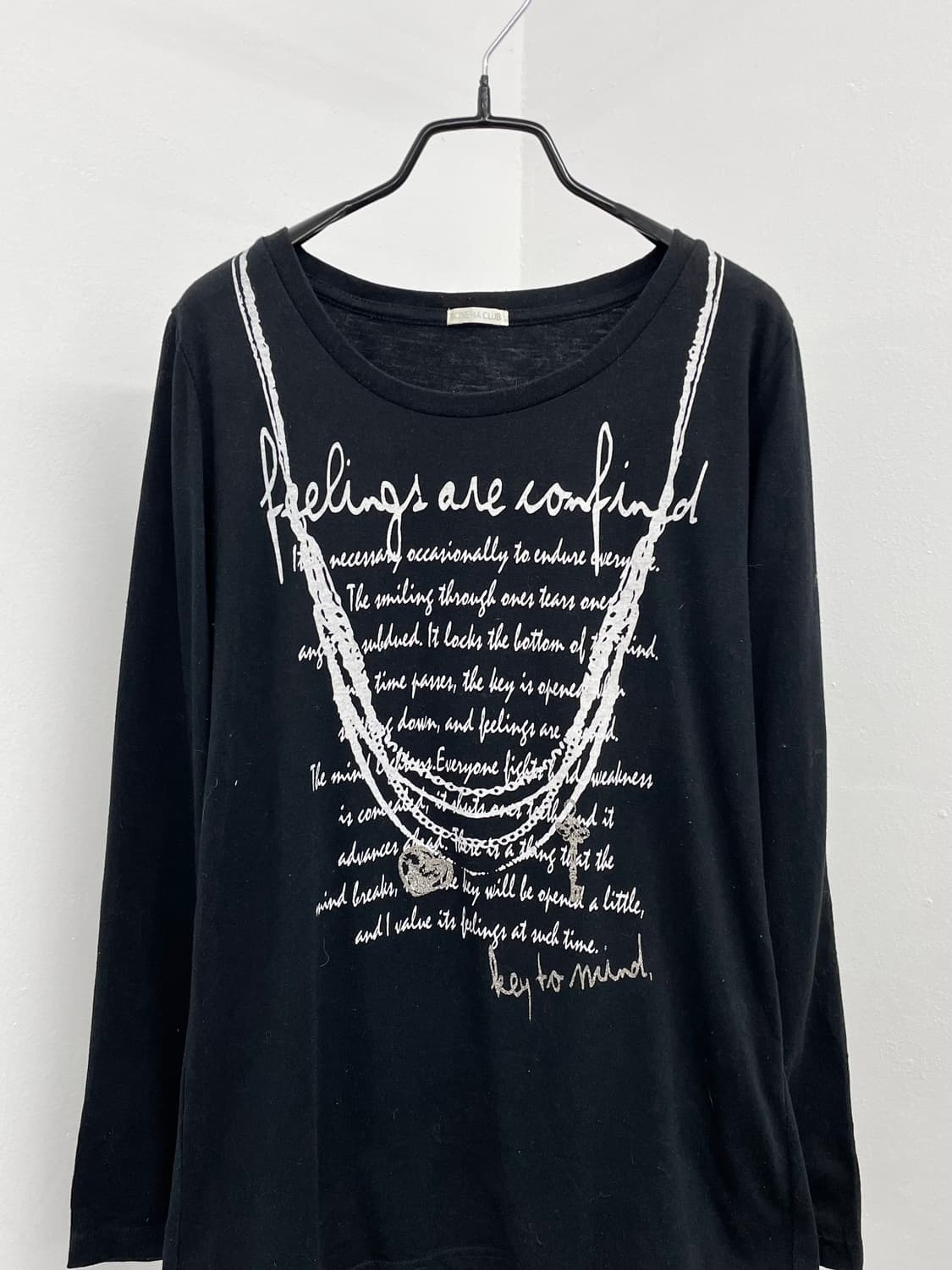 블랙 레터링 프린팅 슬리브 상품이미지4